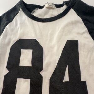 black and white 84 t-shirt